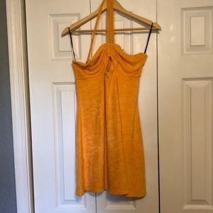 H&M Terry Cloth Halter Dress, Never worn